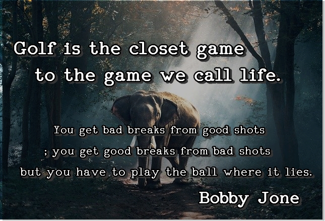 Best Motivational Golf Quotes of All time